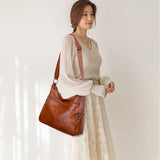 Vintage Leather Women's Tote Bag
