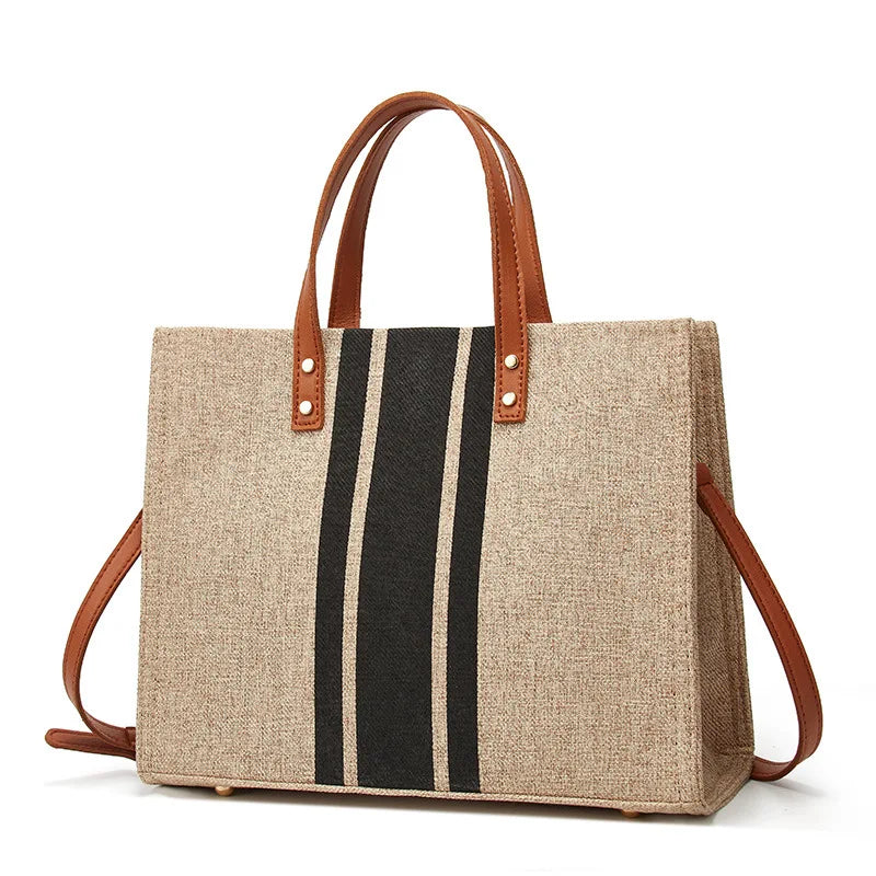 Classic Style Shoulder Bag Large Capacity Multifunction Bag