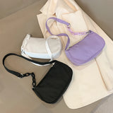 Classic Texture Women Nylon Totes Shoulder Bag Street Style Handbag Purse