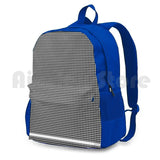 Vintage Houndstooth Outdoor Hiking Backpack Waterproof Camping Travel