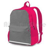 Vintage Houndstooth Outdoor Hiking Backpack Waterproof Camping Travel