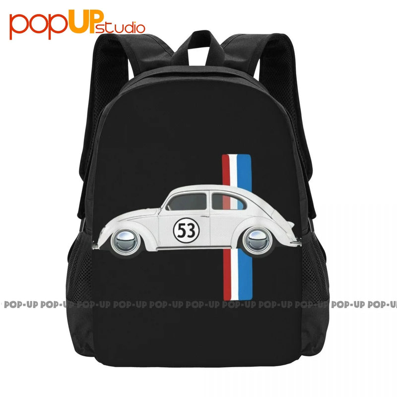 Vintage Car Oldtimer 53 Bug Buggy Beetle Herbie Backpack