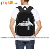 Vintage Car Oldtimer 53 Bug Buggy Beetle Herbie Backpack