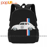 Vintage Car Oldtimer 53 Bug Buggy Beetle Herbie Backpack