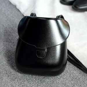 Vintage Messenger Bag Saddle Flap Shoulder Bag PU Leather Crossbody