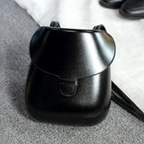 Vintage Messenger Bag Saddle Flap Shoulder Bag PU Leather Crossbody
