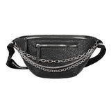 Classic 2-IN-1 Leather Shoulder Bag Chest Bag Travel Satchel
