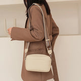 Classic Women Messenger Bag PU Shoulder Bag Wide Strap Solid Crossbody Bags