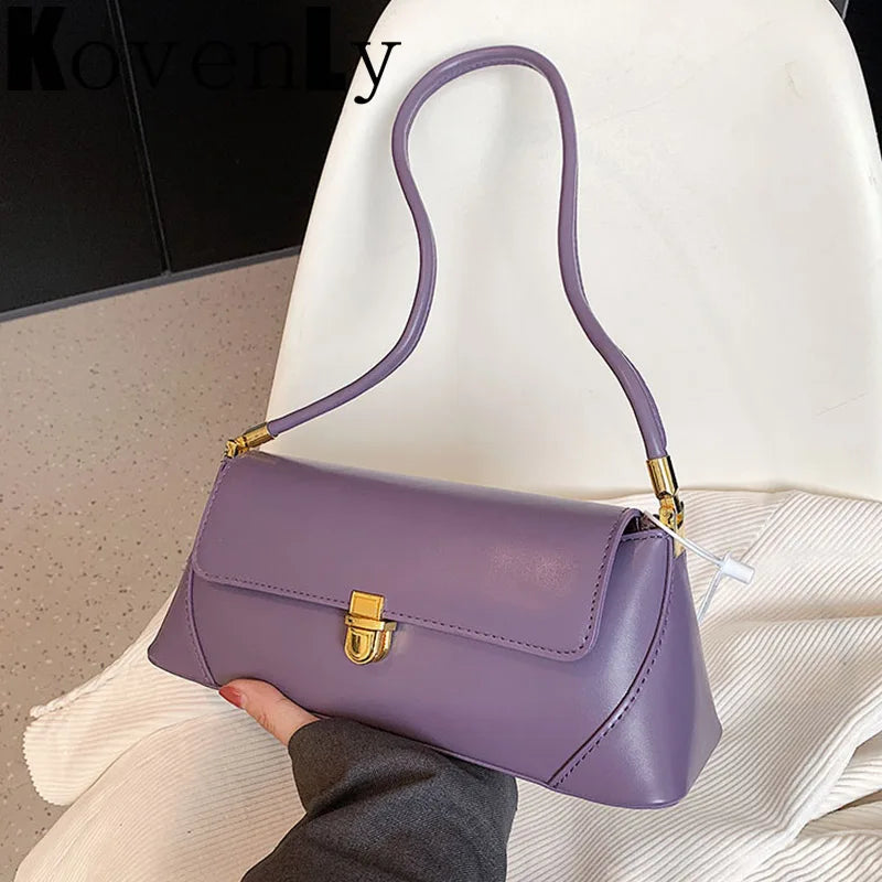 French Vintage Handbag Classic Women Shoulder Bag