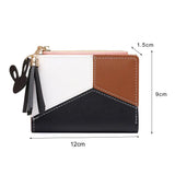 Classic Women Wallet Large Capacity Storage Supplies Short Wallet Zipper Closure