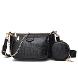Hot Selling Three-piece Chain One-shoulder Messenger Bag