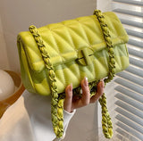 Classic Lingge Crossbody Shoulder Bag for Women