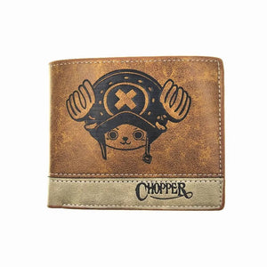 Vintage Brown Men's Wallet with Coin Zipper