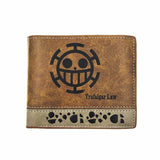 Vintage Brown Men's Wallet with Coin Zipper