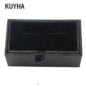 Cufflink Box Jewelry Show Case Tie Clip Storage Box