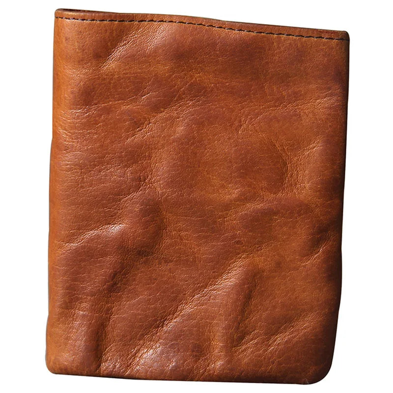Classic Leather Wallet Vintage Style Men Wallet Multi-function Document Bag