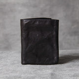 Classic Leather Wallet Vintage Style Men Wallet Multi-function Document Bag