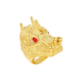 Dragon Engagement Ring Stainless Steel Men Jewelry Bague Femme