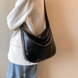 Classical Women Lady Large Capacity PU Leather Single Shoulder Crossbody Bags