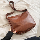 Classical Women Lady Large Capacity PU Leather Single Shoulder Crossbody Bags