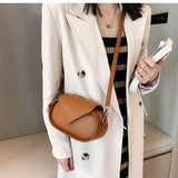 Classy Oval Shaped Women's Bags Triangle Cover Shoulder Bag Female Commuter Bag