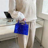 Clear Acrylic Box Evening Bag Top Handle Dinner Clutch Purses Crossbody Bag