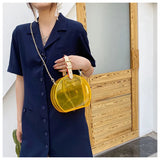 Clear Acrylic Chain Party Evening Bag Women Shoulder Bag Candy Purses Handba