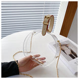 Clear Acrylic Chain Party Evening Bag Women Shoulder Bag Candy Purses Handba