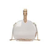 Clear Acrylic Chain Party Evening Bag Women Shoulder Bag Candy Purses Handba