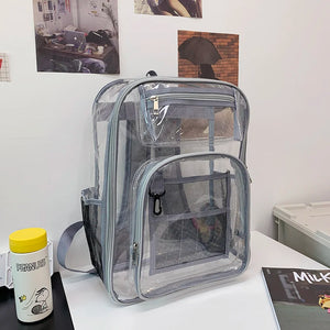 Clear Bag Stadium Approved PVC Transparent Backpack