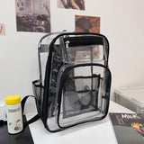 Clear Bag Stadium Approved PVC Transparent Backpack
