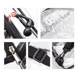 Clear Casual Travel Chest Bag for Men Women PVC Sling Chest Pouch