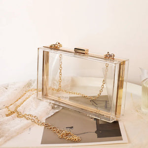 Clear Concert Bag Transparent Crossbody Clutch for Women Handbags