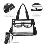 Clear Cross-Body Shoulder Bag, Toiletry Organizer - NFL Stadium Approved Purse
