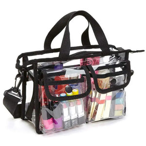 Clear Cross-Body Shoulder Bag, Toiletry Organizer - NFL Stadium Approved Purse