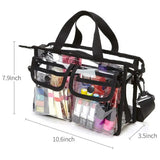 Clear Cross-Body Shoulder Bag, Toiletry Organizer - NFL Stadium Approved Purse