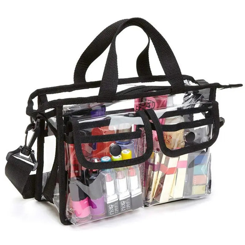 Clear Cross-Body Shoulder Bag, Toiletry Organizer - NFL Stadium Approved Purse
