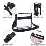 Clear Crossbody Purse Bag Stadium Approved Clear Shoulder Tote Bag