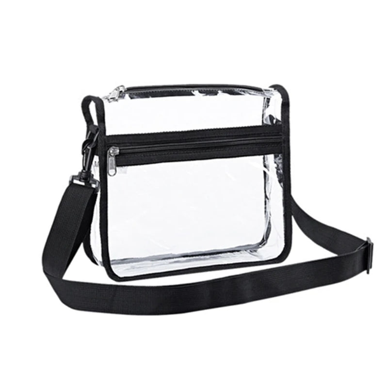 Clear Crossbody Purse Bag Stadium Approved Gym Clear Shoulder Tote Bag
