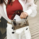 Clear Belt Fanny Packs Female Summer PVC Waist Bags Women Girls