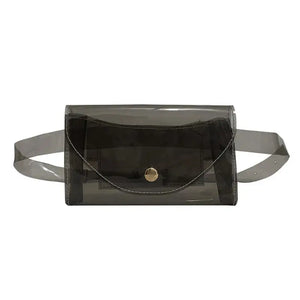 Clear Belt Fanny Packs Female Summer PVC Waist Bags Women Girls