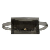 Clear Belt Fanny Packs Female Summer PVC Waist Bags Women Girls