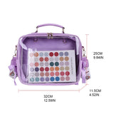 Clear Front Pocket Transparent Backpack Large Capacity