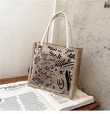 Clear Graffiti Handbag Crystal PVC Transparent Shoulder Bag