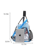 Clear PVC Unisex Chest Pack Single Shoulder Crossbody Bag
