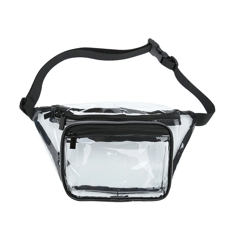 Clear PVC Transparent Waist Bag Fanny Pack