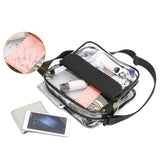 Clear Plastic Tote Bag Transparent PVC Waterproof Crossbody Handbag Shoulder Bag