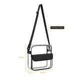 Clear Plastic Tote Bag Transparent PVC Waterproof Crossbody Handbag Shoulder Bag