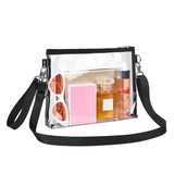 Clear Purse Stadium Approved Crossbody Bag for Concerts Beach Travel