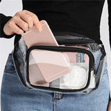 Clear Purse Stadium Approved Crossbody Bag for Concerts Beach Travel